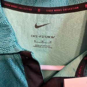 Nike Dri-FIT ADV TW Tiger Woods Golf Polo Shirt - Teal